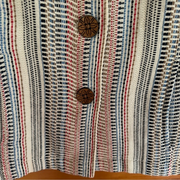 Draper's & Damon's Button Up Blazer/Jacket with Pockets, Medium, Multicolored - Picture 5 of 14